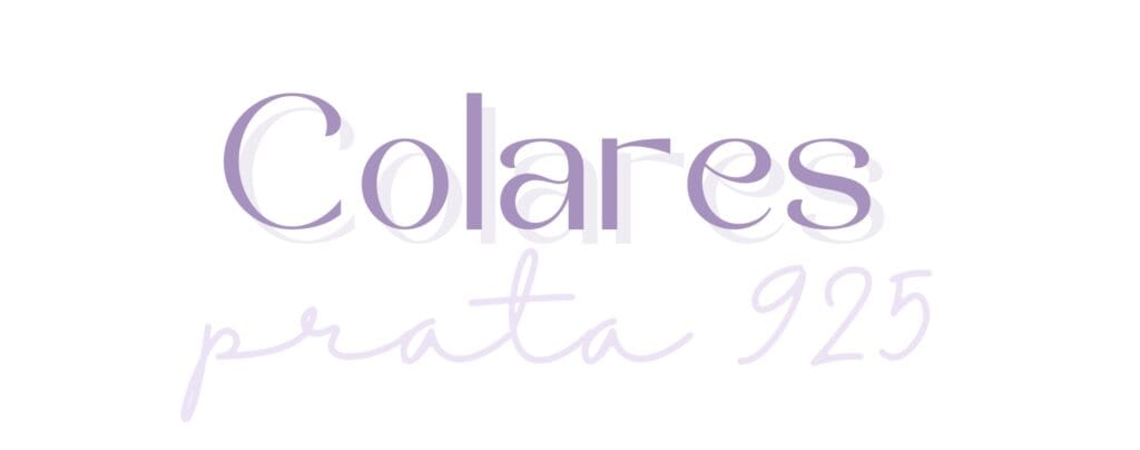 Colares joia autoral prata 925