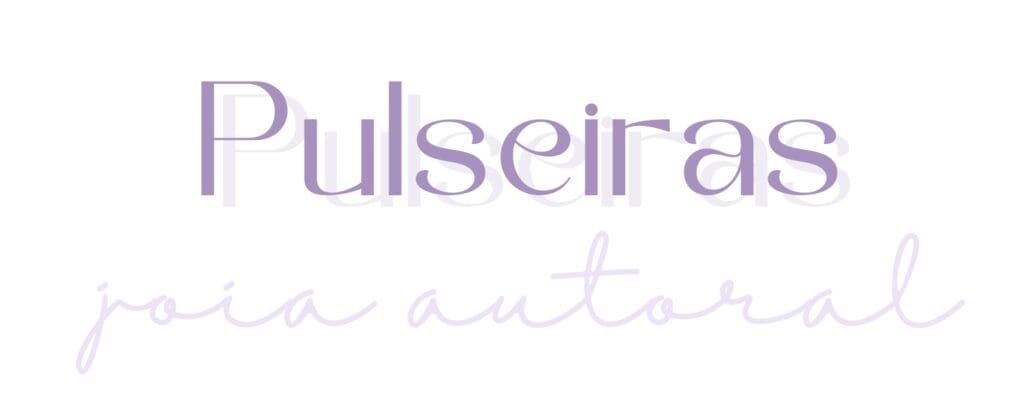 Pulseiras joia autoral prata 950