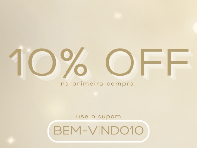 Desconto 10% bem-vindo 10